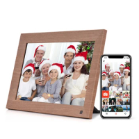 10" WiFi Digital Photo Frame Smart Digital Picture Frame 1280*800 IPS Touchscreen 16GB Storage APP Backside Stand Christmas Gift