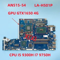 LA-H501P For Acer Nitro 5 AN515-54 A715-74G Laptop Motherboard With CPU I5-9300H I7-9750HGPU GTX1050 3GB GTX1650 4GB 100% Tested