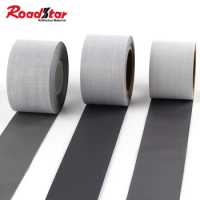 Roadstar 10cm Width EN471 Gery Reflective Polyester Fabric for Clothing Sewing on Safety Cloth