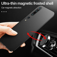 Ultra-thin Magnetic Hard Matte PC Phone Case For Xiaomi Mi 13 12 11 T Lite Redmi Note 12 11 10 9 8 Pro Frosted Shockproof Cover