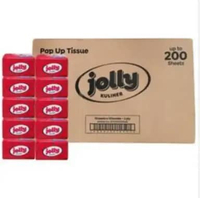 Jolly Pop Up 160 Sheet Grosir 1 Dus isi 100 pcs