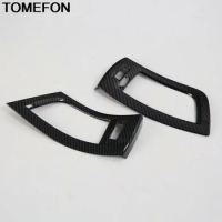 TOMEFON For Toyota Alphard Vellfire 2016 2017 2018 LHD Left Right Dashboard Air Conditioner AC Vent Outlet Sticker CoverTrim ABS