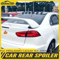 For Roof CAR Spoiler Mitsubishi Lancer EX 2009 to 2016 ABS Material Lancer Rear Window Black Wing Tail Accessories Car Styling