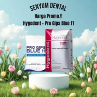 Paket Alginate Hygedent dan Gips Stone Biru