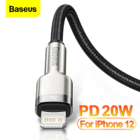 Baseus PD 20W USB C Cable For iPhone 14 13 12 Pro Max 11 X Fast Charging For iPad Air 4 Type C USBC Charger USB-C Date Wire Cord