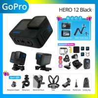 GoPro HERO 12 Black Video Sport Action Camera HyperSmooth6.0 5.3K60 27MP Up to 2x BatteryRuntime GoPro12 Bluetooth Audio Support