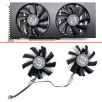 NEW 2PCS Cooling Fan 85MM 4PIN Radeon RX5600XT GPU fan For 51RISC Radeon RX5600XT Graphic Card Video Card Fan
