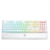 COD. KEYBOARD (คีย์บอร์ด) NUBWO X30 TERMINATOR WHITE (OTEMU MECHANICAL RED SWITCH) (RGB LED) (EN/TH)
