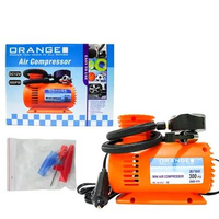 KOMPRESOR ANGIN MINI ORANGE DC 12V - MINI AIR COMPRESSOR - POMPA BAN
