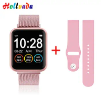 P90 Smart Watch IP67 Waterproof Fitness Tracker Heart Rate Monitor Blood Pressure Women Men Clock Smartwatch For Android IOS