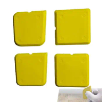 Putty Spreader 4pcs Body Filler Spreaders Putty Knives Soft Scrapers Putty Scrapers For Drywall Putty Decals Wallpaper Baking