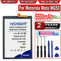HSABAT 5500mAh MC50 Battery for Motorola Moto MG50 For Lenovo K12 Pro XT2091-7