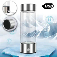 420ml Hydrogen-Rich Water Cup Electric Hydrogen Rich Water Generator Bottle Titanium Quality Filter Portable Antioxidant Cup