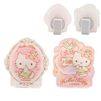 Hello Kitty 扭夾 粉色鑽石蝴蝶結 文具扭夾 夢幻筆記夾 [香港正版]