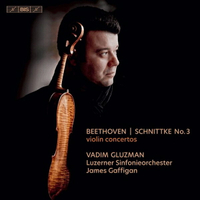 【停看聽音響唱片】【SACD】貝多芬/施尼特凱：小提琴協奏曲 葛魯茲曼 小提琴