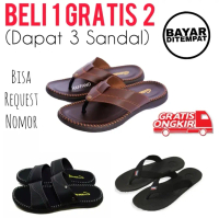 Sandal Selop / Sandal Slop Pria / Sandal Pria Keren / Sandal Viral 2023 / Sandal Terlaris Flipper Sa