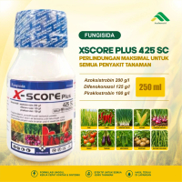 X-SCORE PLUS 425 SC - 250ML Fungisida Patek Cabai Bawang Padi Tomat Antraknosa Busuk Buah Embun Tepu