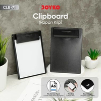 JOYKO Clipboard Mini Papan Jalan Alas Klip CLB-71 Ukuran A6