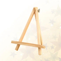1pc Small Tabletop Wood Display Artist A-Frame Table Top Table Top Easels For Painting Photo Frame Bracket Photo Painting
