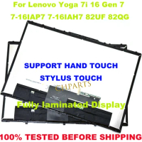16 Inch Touch Screen For Lenovo Yoga 7 16IAH7 Digitizer &amp; Bezel Digitizer Assembly 2560X1600 2.5K 100 sRGB