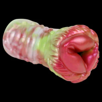 Dog Vaginal Silicone Masturbator for Men Penis Trainer Vagina Anal Double Channel Sex Fantasy Erotic Doll Adult Products Toy 18
