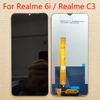 6.5inch For Oppo Realme 6i RMX2040 LCD Display Touch Screen Digitizer Assembly Replacement For Realme C3 C3i RMX2027