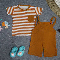 Mamado | Setelan Anak Laki - Laki | 1 - 5 Tahun | ABIZAN OVERALL SET KIDS Perempuan Laki-Laki Katun 