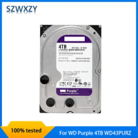 For WD Purple 4TB WD43PURZ WD42EJRX 3.5" Surveillance Hard Drive SATA 6Gb/s 5400 RPM 100% Tested Fast Ship