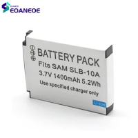 3.7V 1400mAh Lithium Battery Cell Camera Digital Li-ion Battery Pack For ​SAMSUNG SLB-10A L100 L110 L200 L210 L310W M100 M110
