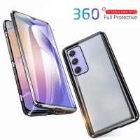 360° Magnetic Front Back Flip Case For Samsung Galaxy A54 5G SM-A546B Sumsung A 54 54A Double-Sided Tempered Glass Cover Fundas