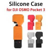 Silicone case For DJI Osmo Pocket 3 Anti-Scratch Shockproof Gimbal Handle Sleeve Protective Cover For DJI Pocket 3 Accessory