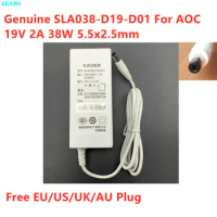 Genuine SLA038-D19-D01 19V 2A 38W SLA038-D19-D03 AC Adapter For PHILIPS AOC 27B1 27B1H 270LM00030 Monitor Power Supply Charger