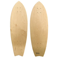 31*10inch surf skate deck 7 plys canandian maples deck clear varnish finish cruiser skateboard deck surf skate deck