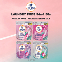 AR FUM 5-IN-1 LAUNDRY PODS 50s REFILL - LILY / ROSE / ETERNAL / AMORE [MIX N MATCH]SG DispatchSG Dis