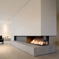 Inno-Fire 72 inch real fire intelligent smart automatic google home bio ethanol fireplace