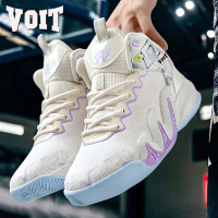 Hot Water Basketball Shoes Mens Genuine Goods Outdoor Cement Floor Sneaker Couples High-Top Breatha