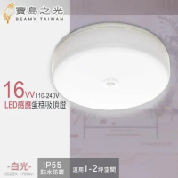 【寶鳥之光】16W LED 感應蛋糕吸頂燈/白光 Y6S16DEI.