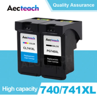 Aecteach PG-740XL PG-740 PG740 PG 740 CL-741XL CL-741 CL741 CL 741 Remanufactured Ink Cartridge for 