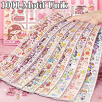 1000+ Motif Stiker Jurnal Panjang – Paket Besar Stiker Estetik untuk Scrapbook, Dekorasi & Aktivitas