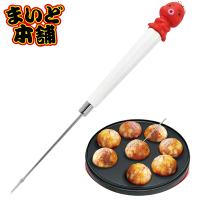 日本貝印KAI可愛造型章魚燒挑針叉子DS-1007(不鏽鋼;針狀)章魚燒挑棒 亦適車輪餅雞蛋糕鬆餅