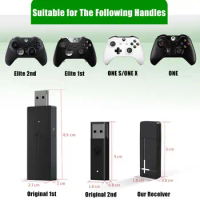 2.4G PC Wireless Adapter USB Receiver For Xbox One Wireless Controller Adapter for Windows 7/8/10 Laptops PC