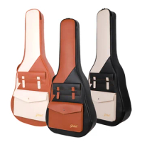 Custom Durable Imitation Leather Waterproof Professional Acoustic Guitar 41-inch Performance Guitar Bag Soft Guitar Case