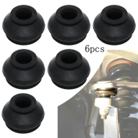 6X Car Part Car Suspension Steering Ball Joint Rubber Dust Boot Cover Tie Rod End Set Dust Cover Auto Replacement Accessories