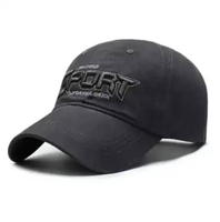 Baseball cap : SPORT - Topi Baseball Topi Golf Topi Pria One Size GRAY