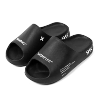 SANDAL SLIP ON SLIDE PHYLON CASUAL SIMPLE PRIA WANITA HITAM MEMPHIS ORIGINS | CROSS