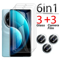 6in1 For vivo X100 X90 Pro plus X80 20D 3D Curved screen protector Glass VIVOX 100 90 80 100x 90x 80x Camera Lens Protective