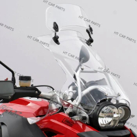 Universal Motorcycle Risen Clip On Windscreen Windshield Spoiler Air Deflector Extension