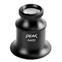 【日本 PEAK 東海產業】Eye Lupe 10x/40D/15mm 日本製修錶用鋁合金單眼罩式放大鏡(2048 A40D)