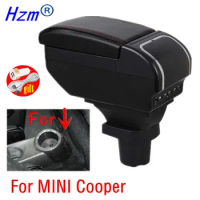 For MINI Cooper armrest box Countryman R60 R56 R57 R58 R53 Car Armrest box Retrofit parts car accessories Storage box