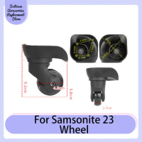 For Samsonite 23 Universal Wheel Replacement Suitcase Rotating Smooth Silent Shock Absorbing Wheels Travel Accessories Wheels